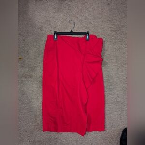 Who what wear cotton skirt with ruffle